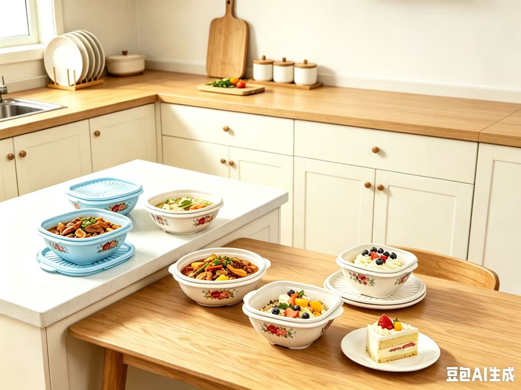 Food Storage Bowl Set Scene